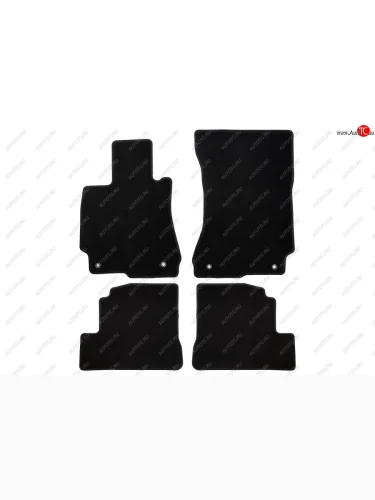 Коврики салона (текстиль) Klever Econom (Чёрные) Mercedes-Benz S class  5 W221 (2005-2009) седан дорестайлинг