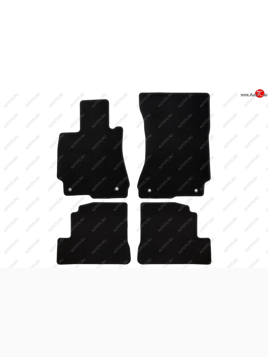 Коврики салона (текстиль) Klever Econom Mercedes-Benz S class 5 W221 седан дорестайлинг (2005-2009) (Чёрные)  в Керчи Республика Крым