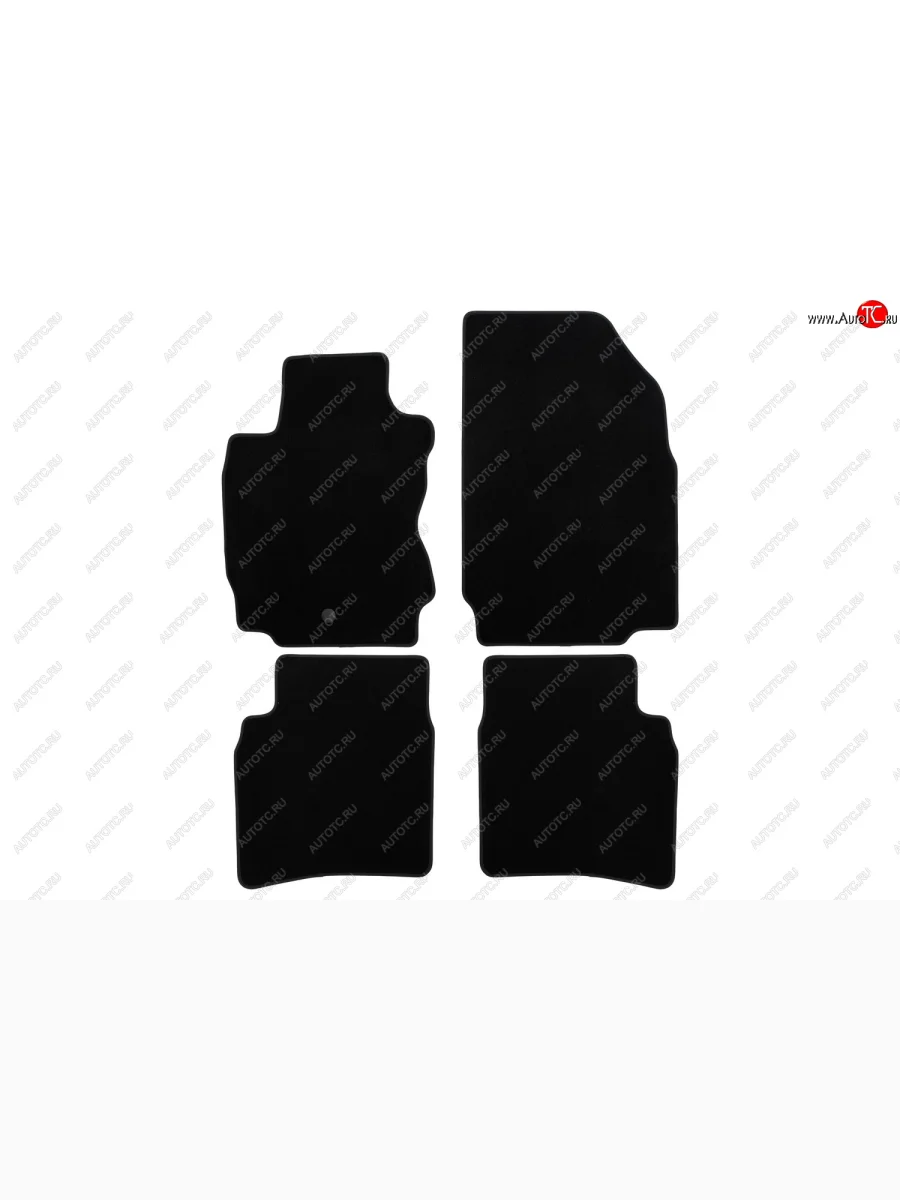 Коврики салона (текстиль) Klever Econom Nissan Note 1 E11 рестайлинг (2008-2013) (Чёрные)  с доставкой в г. Керчь