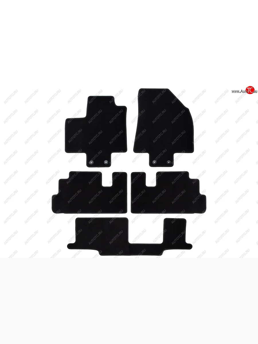 Коврики салона (текстиль) Klever Econom  Nissan Pathfinder (2021-2025) R53 (Чёрные)  в Керчи Республика Крым