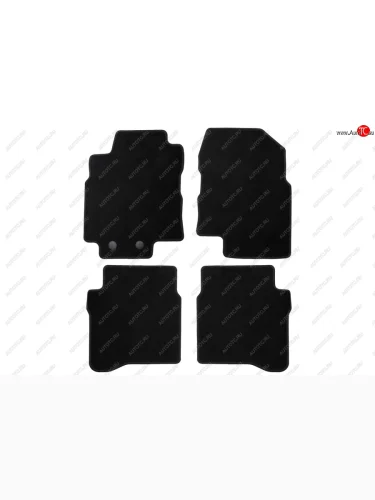 Коврики салона (текстиль) Klever Econom (Чёрные) Nissan Primera  3 P12 (2001-2008) седан