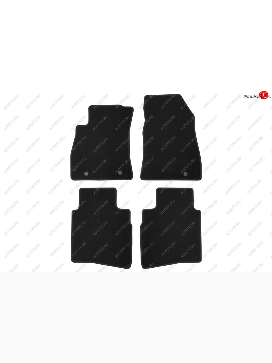 Коврики салона (текстиль) Klever Econom Nissan Sentra 7 B17 седан (2014-2017) (Чёрные)  в Самаре Самарской области