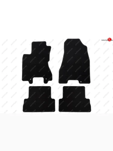 Коврики салона (текстиль) Klever Econom (Чёрные) Nissan X-trail 2 T31 дорестайлинг (2007-2011)