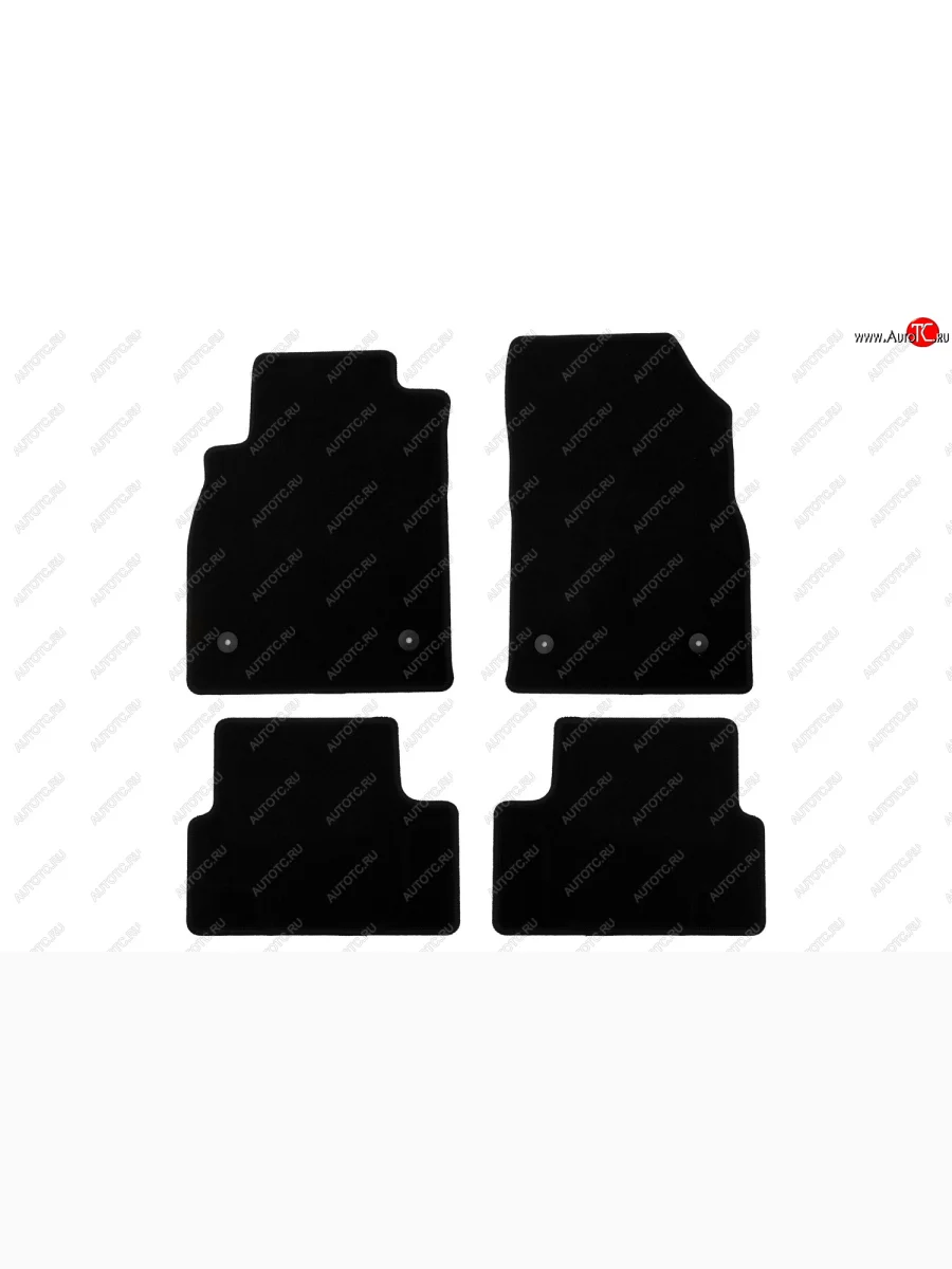 Коврики салона (текстиль) Klever Econom Opel Astra J GTC (2011-2018) (Чёрные)  в Керчи Республика Крым