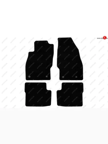 Коврики салона (текстиль) Klever Econom (Чёрные) Opel Corsa D   дорестайлинг, хэтчбэк 5 дв. (2006-2010)