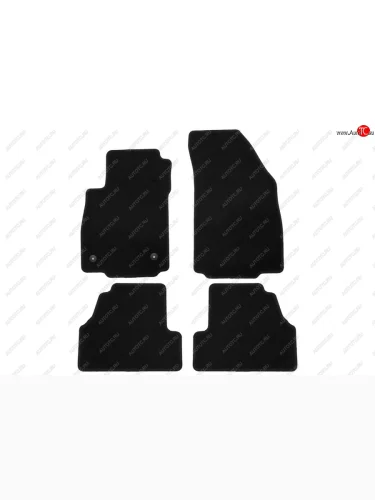 Коврики салона (текстиль) Klever Econom (Чёрные) Opel Mokka  дорестайлинг (2012-2016)