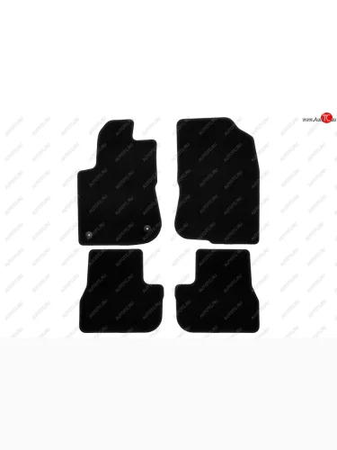 Коврики салона (текстиль) Klever Econom (Чёрные) Peugeot 2008  дорестайлинг (2013-2016)