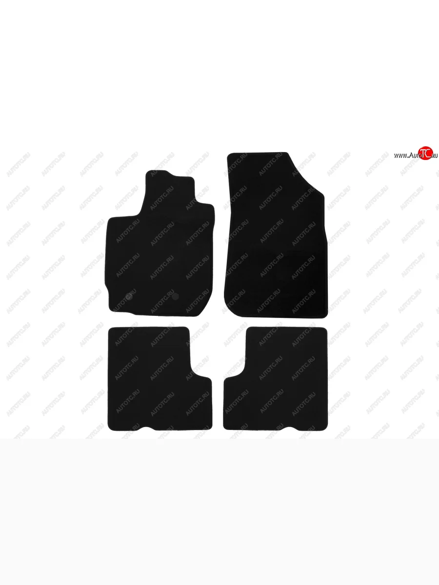 Коврики салона (текстиль) Klever Econom Renault Duster HM рестайлинг (2021-2024) (Чёрные)  с доставкой в г. Керчь