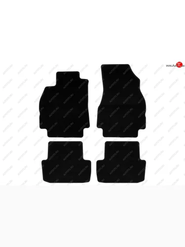 Коврики салона (текстиль) Klever Econom (Чёрные) Renault Megane седан  дорестайлинг (2002-2006)