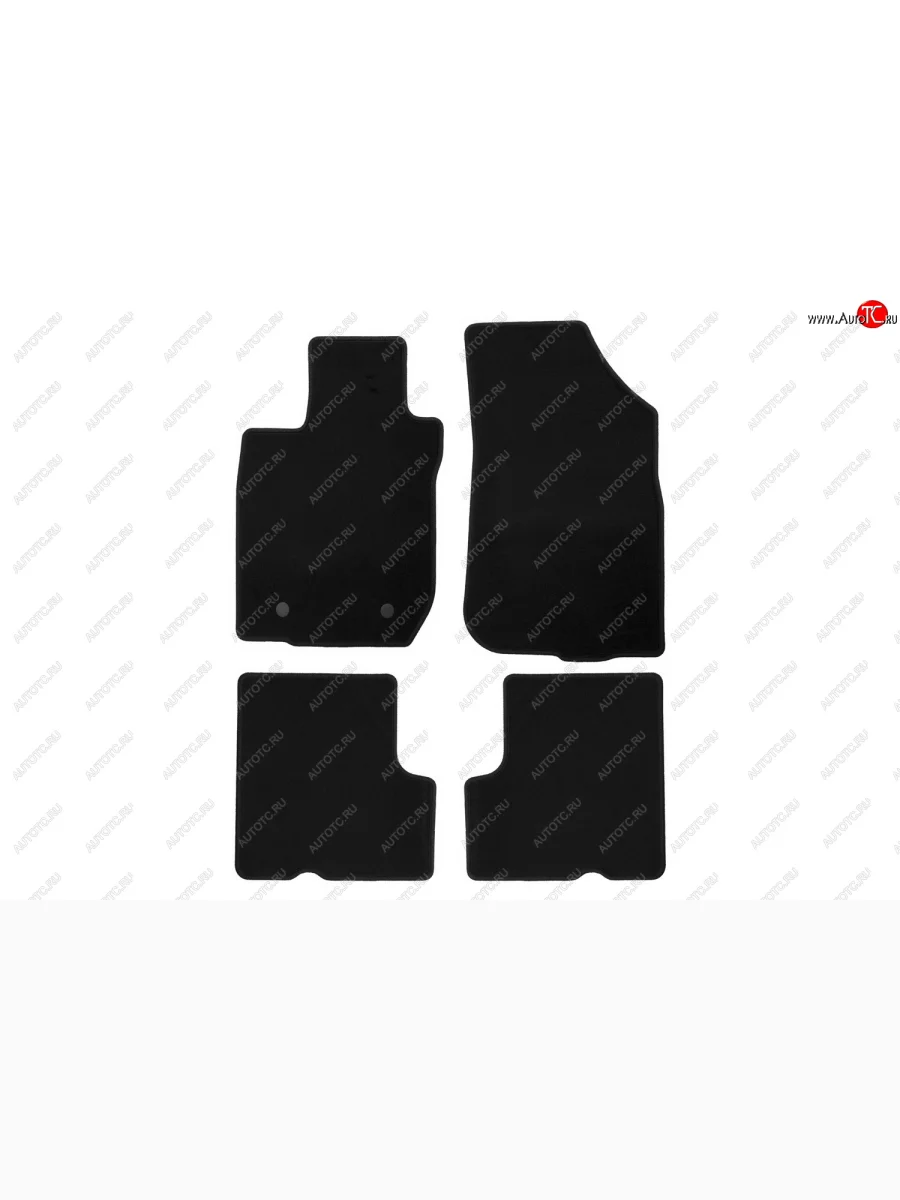 Коврики салона (текстиль) Klever Econom  Renault Sandero Stepway (2014-2018) 2 (Чёрные)  в Керчи Республика Крым