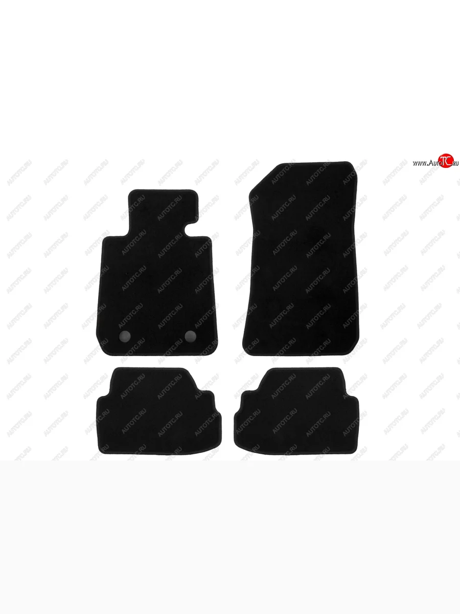 Коврики салона (текстиль) Klever Econom BMW 1 серия E81 хэтчбэк 3 дв. рестайлинг (2007-2012) (Чёрные)  в Керчи Республика Крым