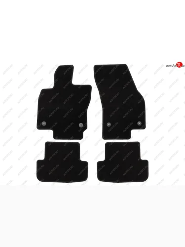 Коврики салона (текстиль) Klever Econom (Чёрные) Skoda Karoq  NU7 (2020-2025) рестайлинг