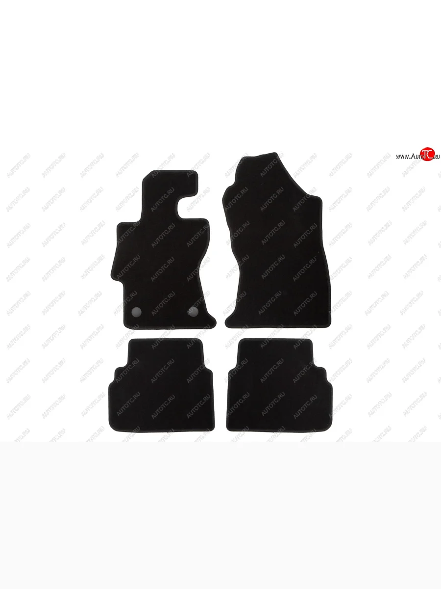 Коврики салона (текстиль) Klever Econom Subaru XV GT/G24 дорестайлинг (2017-2021) (Чёрные)  в Керчи Республика Крым