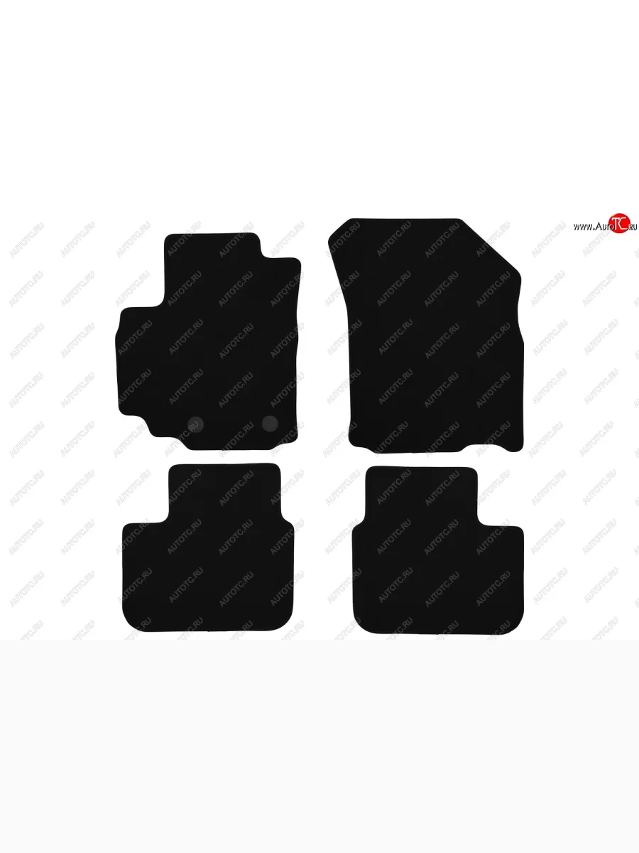 Коврики салона (текстиль) Klever Econom Suzuki SX4 YA21S,YB21S дорестайлинг, хэтчбэк (2006-2011) (Чёрные)  в Керчи Республика Крым