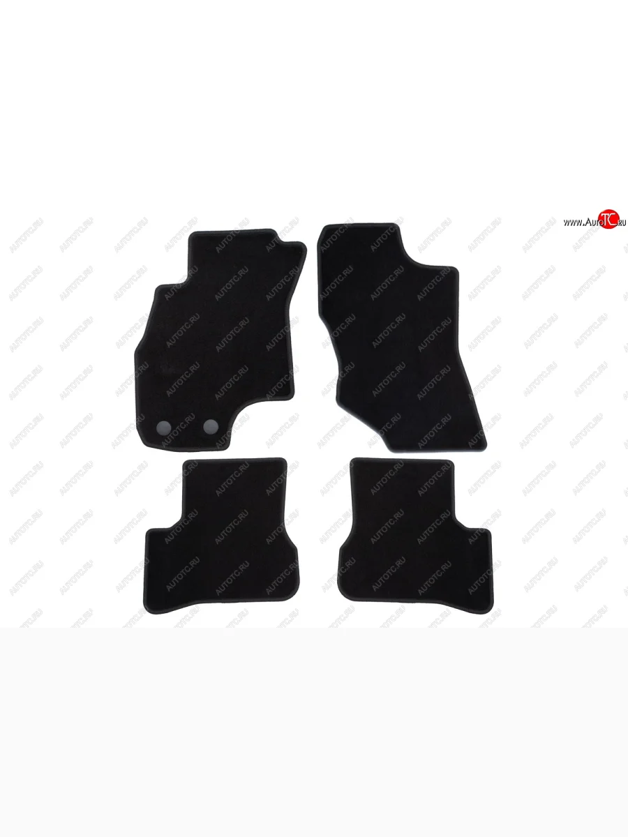 Коврики салона (текстиль) Klever Econom Hyundai Accent 2 LC седан дорестайлинг (ТагАЗ) (1999-2012) (Чёрные)  в Керчи Республика Крым