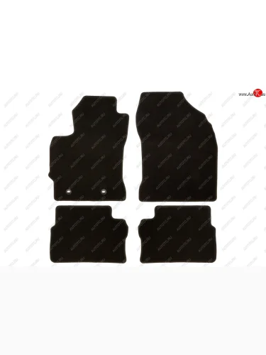 Коврики в салон Klever Econom TOYOTA Auris АКПП 2012-2015, 2015-2018, хб., 4 шт. (текстиль) Тойота Аурис (Чёрные) Toyota Auris  E180 (2012-2018) хэтчбэк 5 дв. дорестайлинг, хэтчбэк 5 дв. рестайлинг