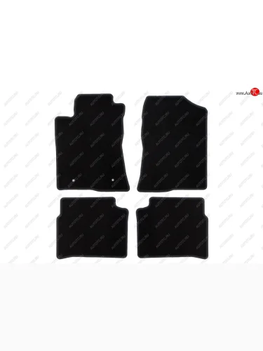 Коврики салона (текстиль) Klever Econom (Чёрные) Toyota Avensis  T250 седан (2003-2008) дорестайлинг, рестайлинг