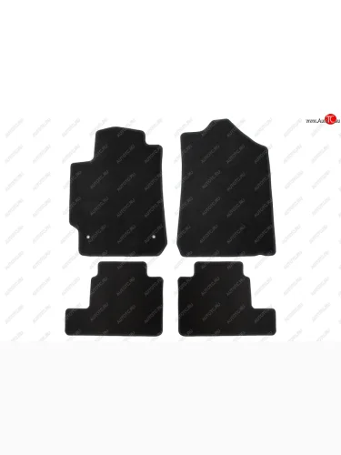 Коврики салона (текстиль) Klever Econom (Чёрные) Toyota Camry XV40 рестайлинг (2009-2011)