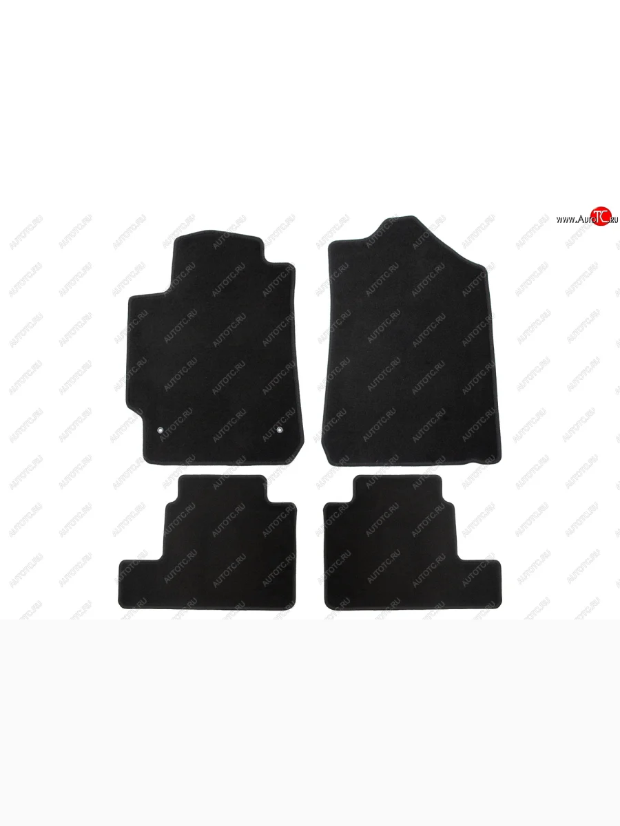 Коврики салона (текстиль) Klever Econom Toyota Camry XV40 дорестайлинг (2006-2008) (Чёрные)  в Керчи Республика Крым