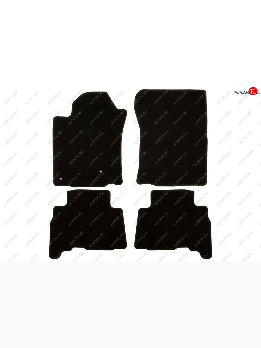 Коврики салона (текстиль) Klever Econom Toyota Land Cruiser Prado J150 дорестайлинг (2009-2013) (Чёрные)  в Керчи Республика Крым
