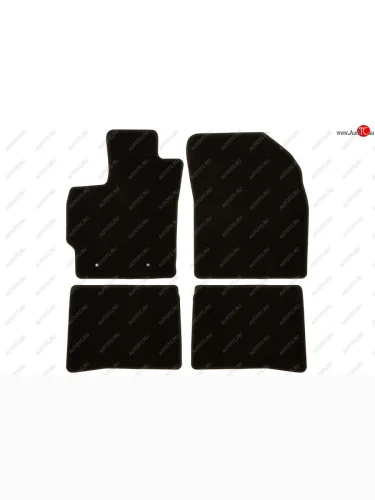 Коврики салона (текстиль) Klever Econom (Чёрные) Toyota Prius  XW30 (2009-2016) дорестайлинг, рестайлинг лифтбэк