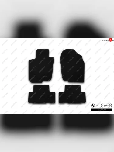Коврики салона (текстиль) Klever Econom (Чёрные) Toyota RAV4 XA30 5 дв. 2-ой рестайлинг (2010-2013)