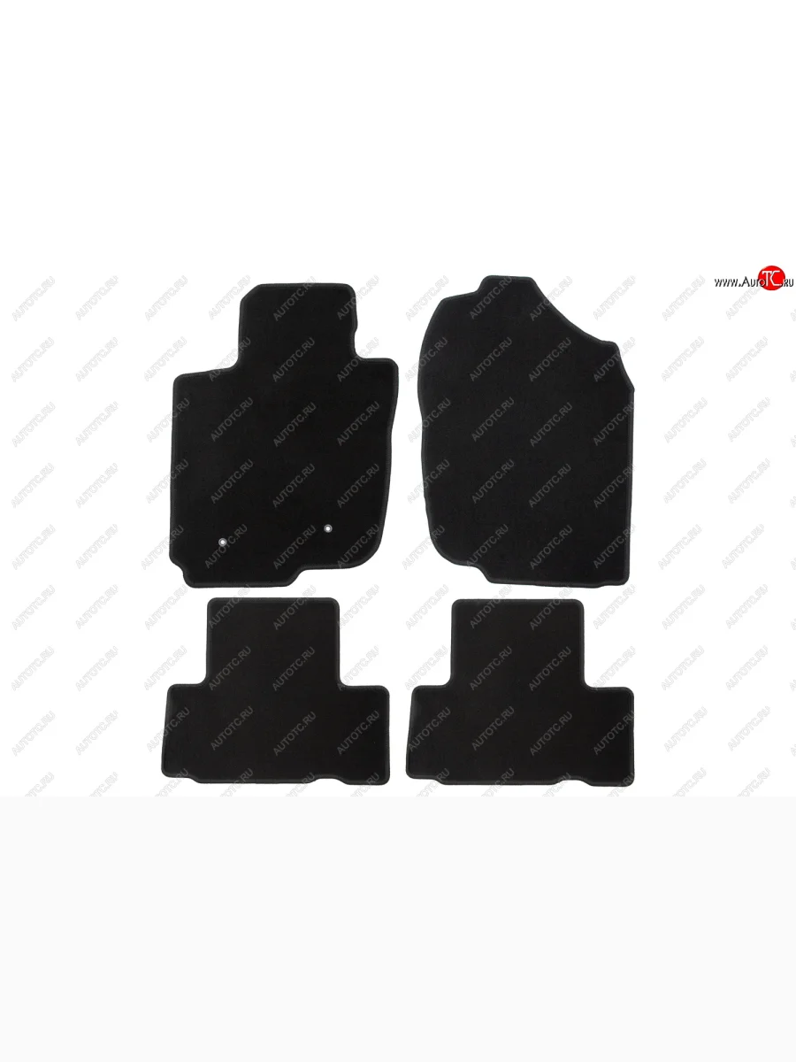 Коврики салона (текстиль) Klever Econom Toyota RAV4 XA305 5 дв. дорестайлинг (2005-2009) (Чёрные)  в Керчи Республика Крым