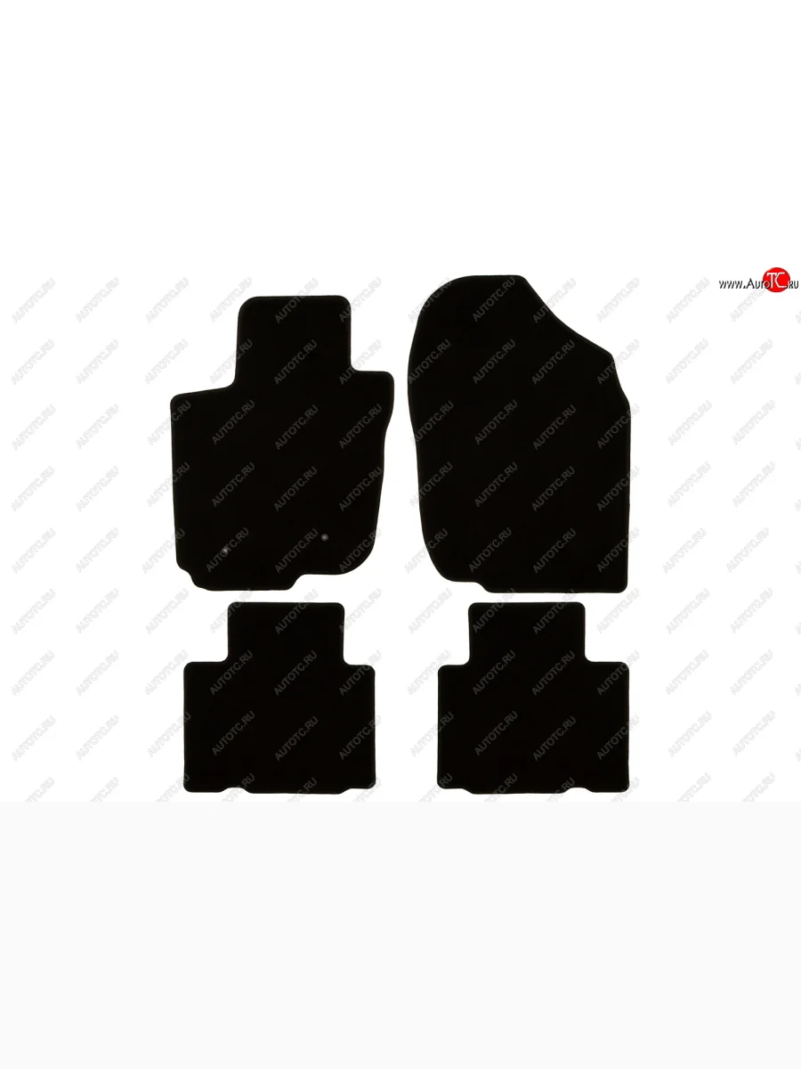 Коврики салона (Long версия, текстиль) Klever Econom Toyota RAV4 XA30 5 дв. удлиненный дорестайлинг (2003-2008) (Чёрные)  в Керчи Республика Крым