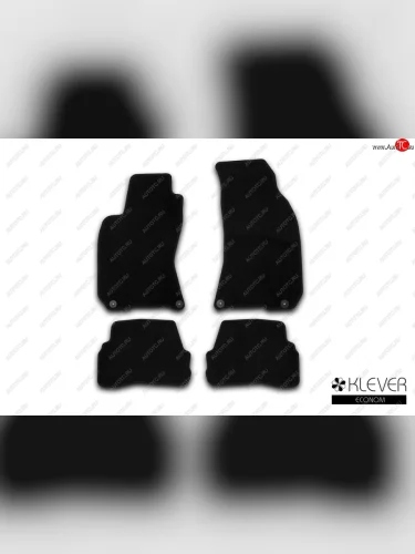 Коврики салона (текстиль) Klever Econom (Чёрные) Volkswagen Passat ( B5,  B5.5) (1996-2005) седан дорестайлинг, седан рестайлинг