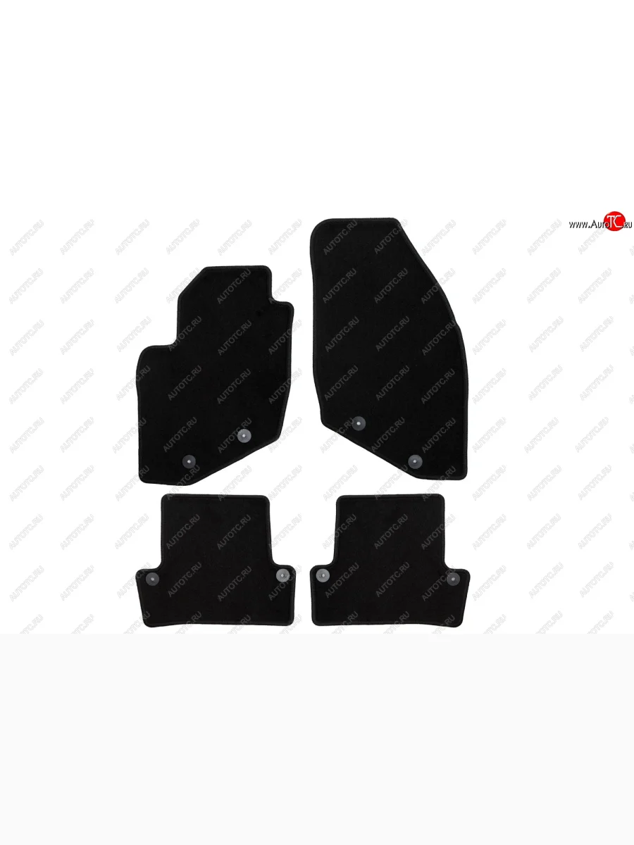 Коврики салона (текстиль) Klever Econom Volvo S60 RS,RH седан дорестайлинг (2000-2004) (Чёрные)  в Керчи Республика Крым