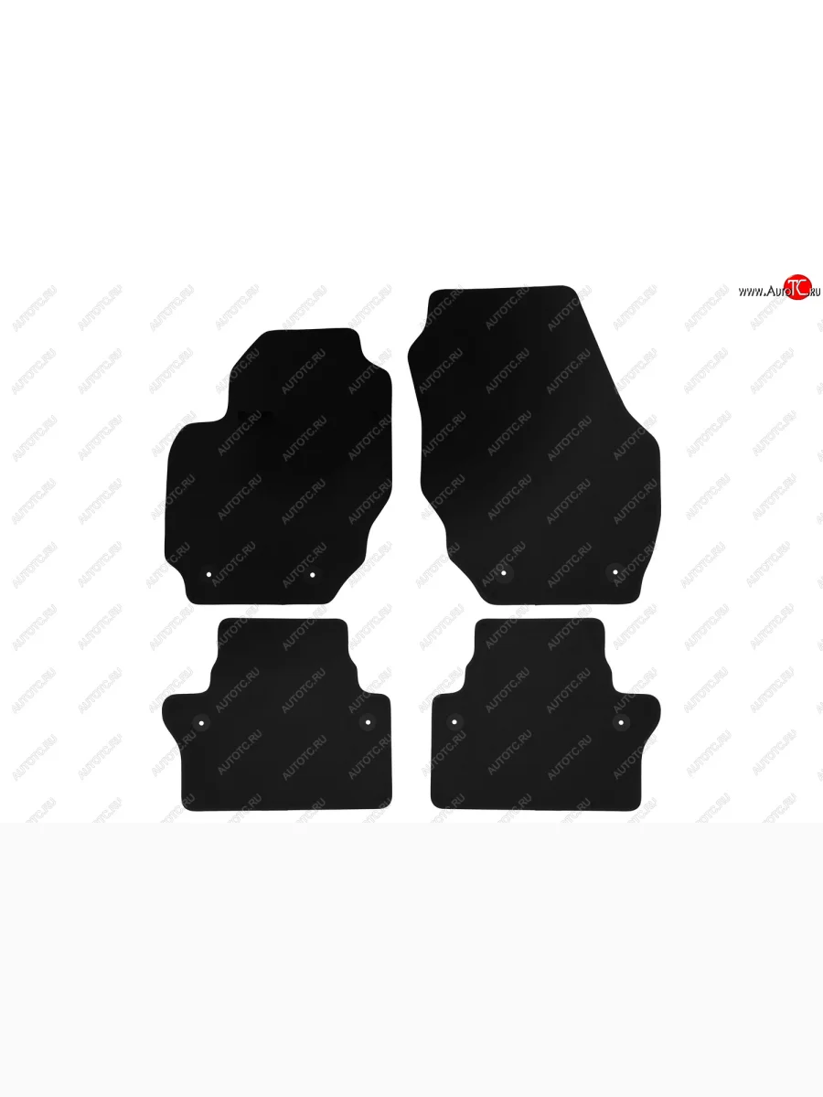 Коврики салона (текстиль) Klever Econom Volvo XC70 дорестайлинг (2007-2013) (Чёрные)  в Керчи Республика Крым