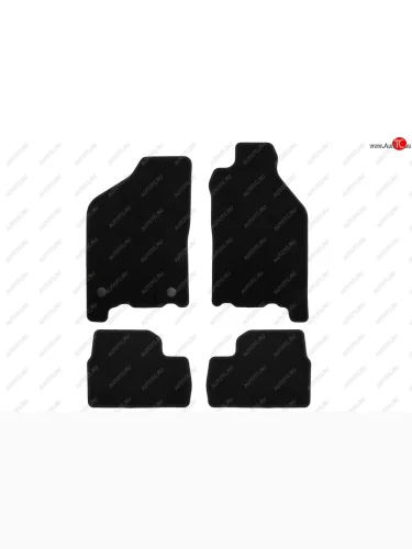 Коврики салона (текстиль) Klever Econom (Чёрные) Лада ВАЗ 2113 (2004-2013)