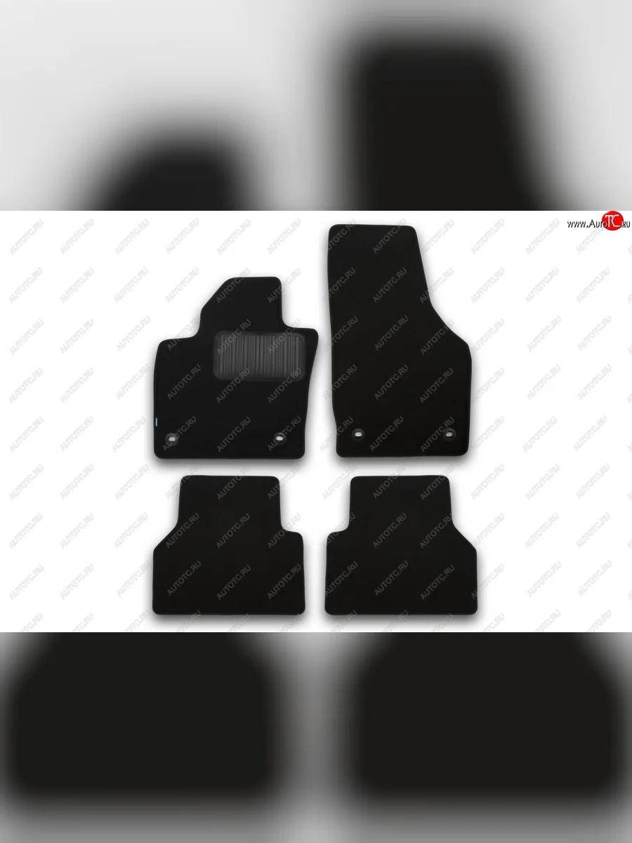 Коврики салона (текстиль) Klever Premium Audi Q3 F3 (2018-2022) (Чёрные)  в Керчи Республика Крым