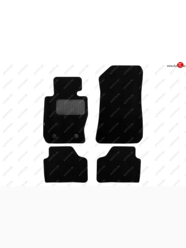 Коврики салона (для авто с АКПП, текстиль) Klever Premium (Чёрные) BMW X1 E84 (2009-2015)