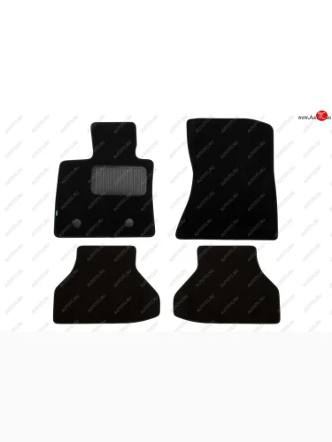 Коврики салона (для авто с АКПП, текстиль) Klever Premium (Чёрные) BMW X6  E71 (2008-2014) дорестайлинг, рестайлинг