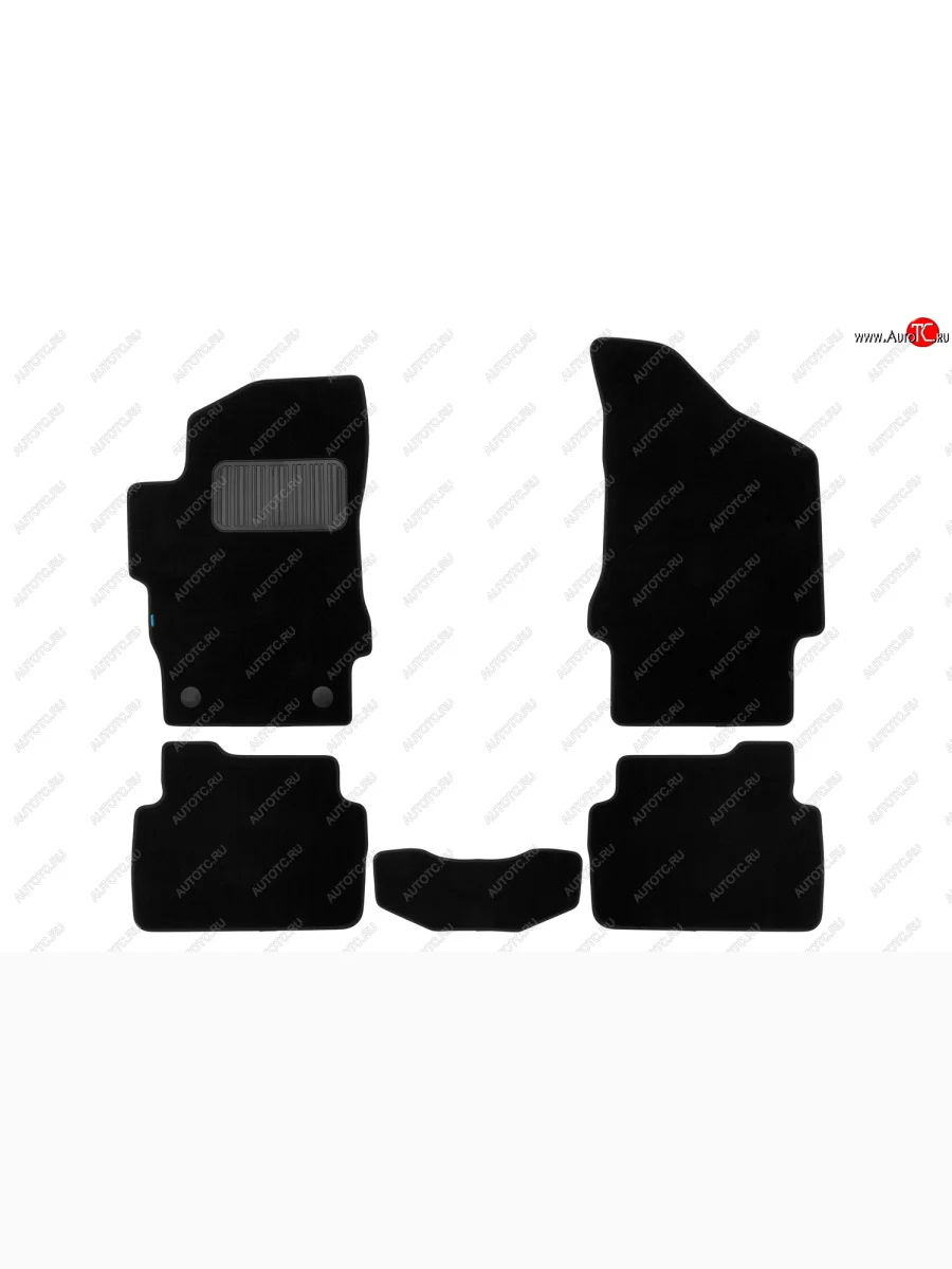 Коврики салона (текстиль) Klever Premium Brilliance V5 (2012-2018) (Чёрные)  в Самаре Самарской области