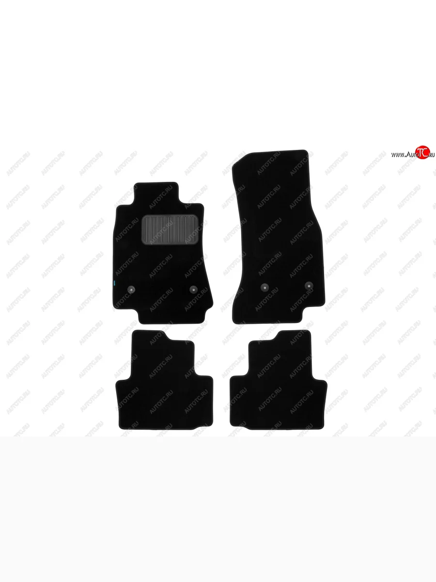 Коврики салона (текстиль) Klever Premium Cadillac ATS седан рестайлинг (2015-2016) (Чёрные)  в Перми Пермском крае