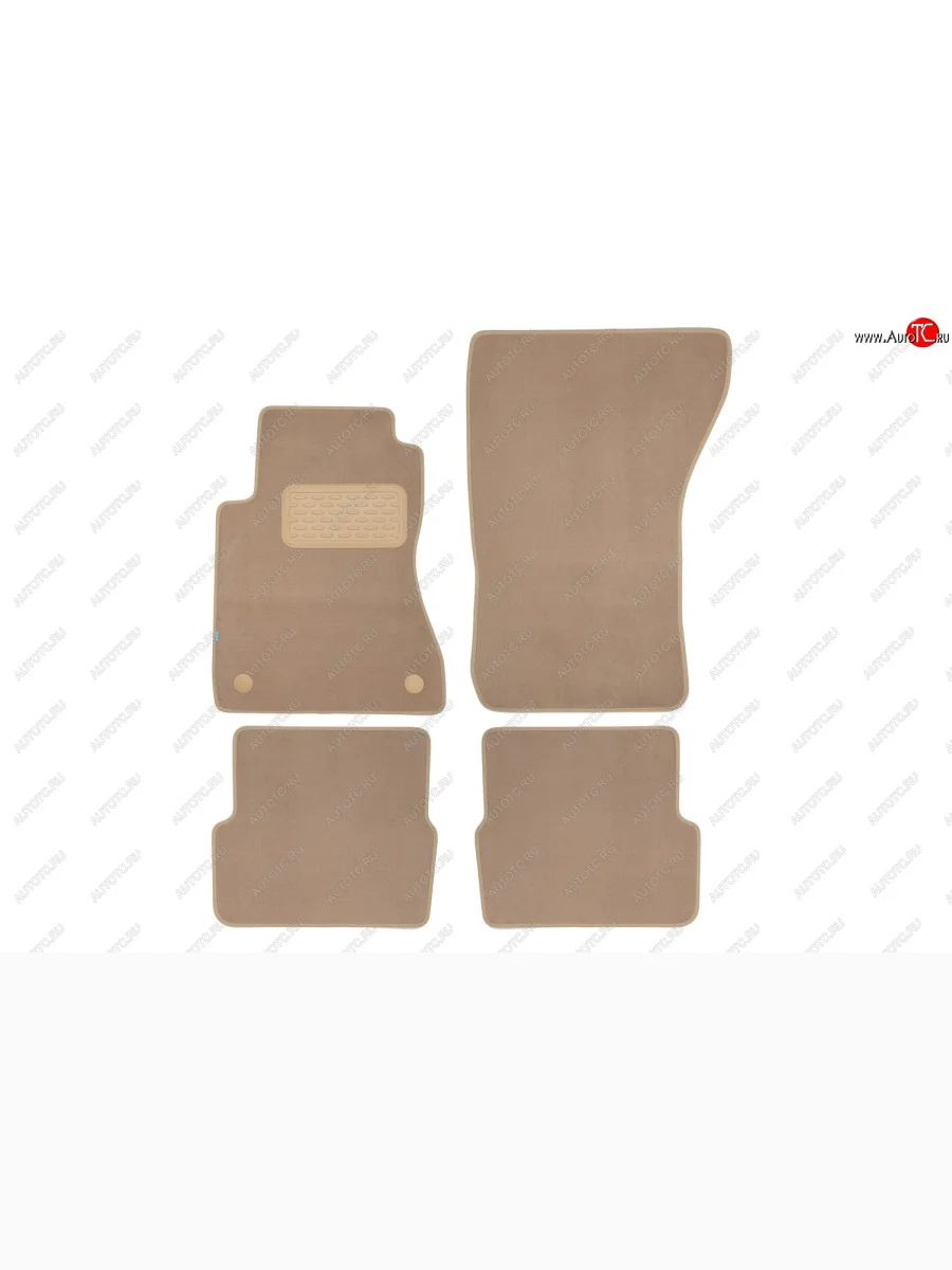 Коврики салона (для авто с АКПП, текстиль) Klever Premium  Cadillac CTS (2002-2007) седан (Чёрные)  в Самаре Самарской области