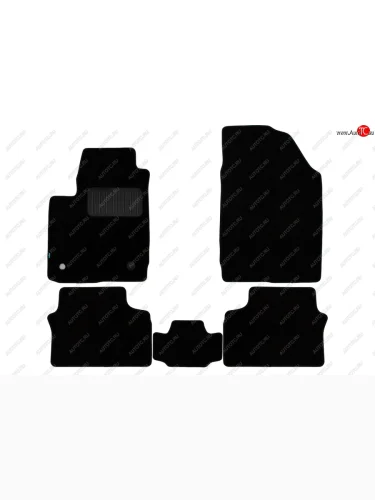 Коврики салона (текстиль) Klever Premium (Чёрные) Chery M11 A3 седан (2010-2016)