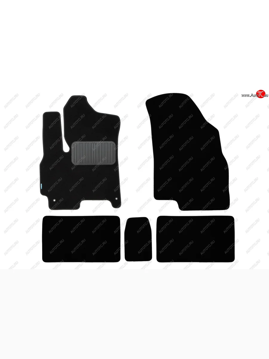 Коврики салона (текстиль) Klever Premium Chery Tiggo 4 1-ый рестайлинг (2018-2023) (Чёрные)  в Керчи Республика Крым