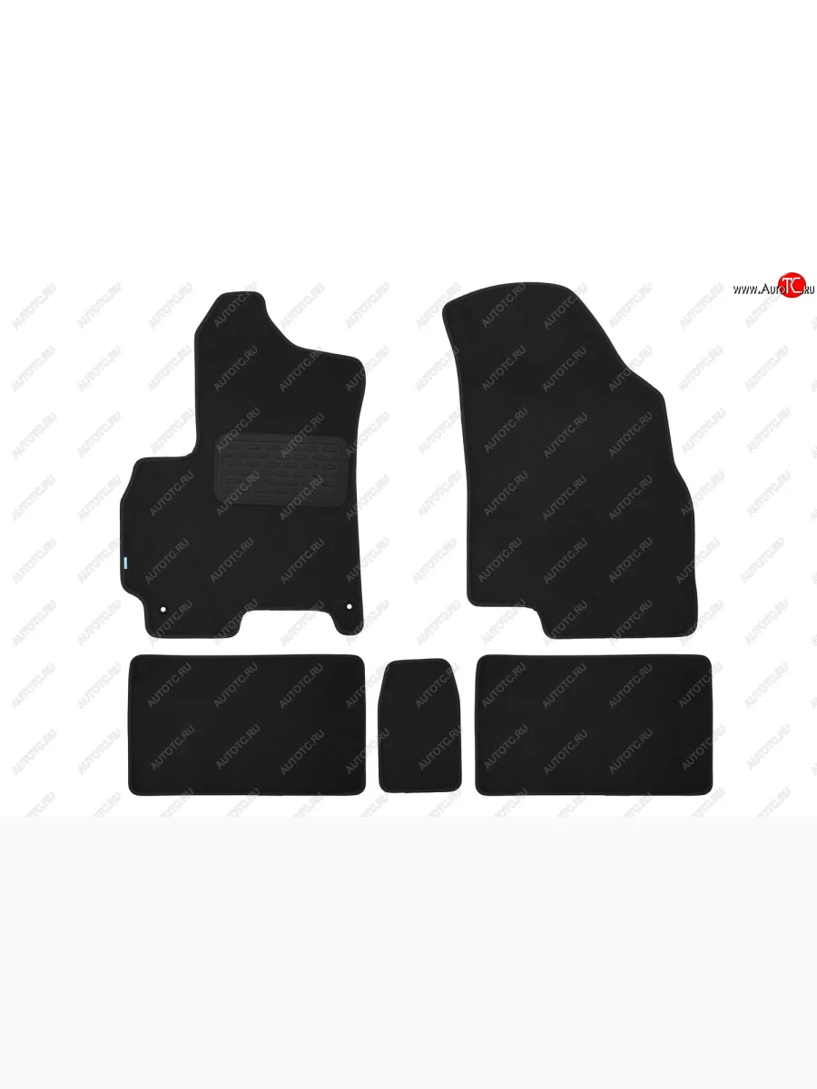 Коврики салона (текстиль) Klever Premium Chery Tiggo 4 1-ый рестайлинг (2018-2023) (Чёрные)  в Керчи Республика Крым