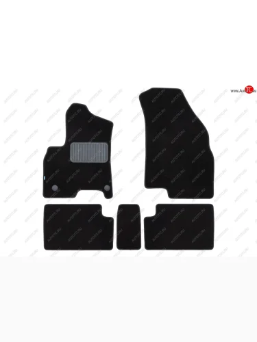 Коврики салона (текстиль) Klever Premium (Чёрные) Chery Tiggo 7 PRO (2019-2025)