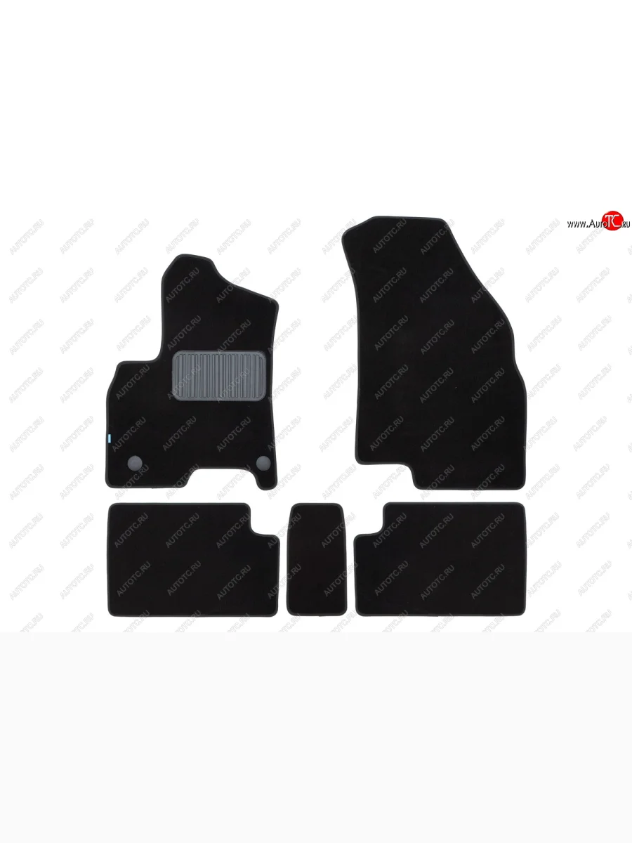 Коврики салона (текстиль) Klever Premium  Chery Tiggo 7 PRO (2019-2025) (Чёрные)  в Самаре Самарской области