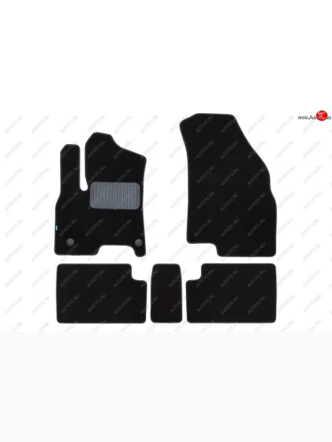 Коврики салона (текстиль) Klever Premium (Чёрные) Chery Tiggo 7 PRO (2019-2025)