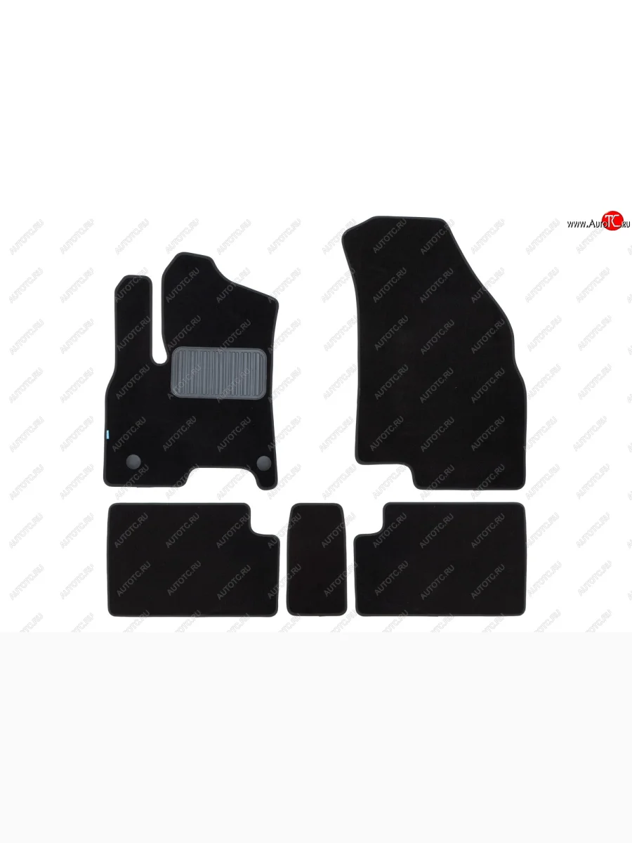 Коврики салона (текстиль) Klever Premium  Chery Tiggo 7 PRO (2019-2025) (Чёрные)  в Перми Пермском крае