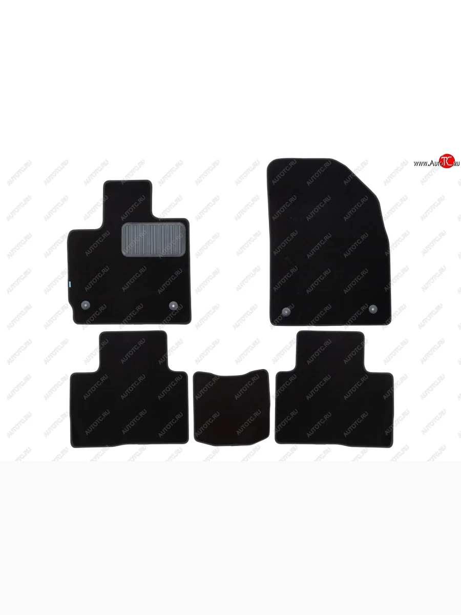 Коврики салона (текстиль) Klever Premium  EXEED TXL (2021-2025) (Чёрные)  в Керчи Республика Крым