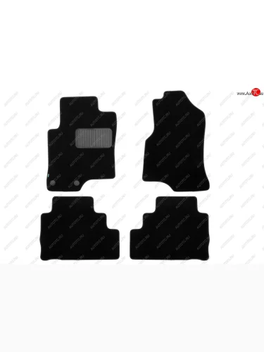 Коврики салона (текстиль) Klever Premium (Чёрные) Chevrolet Captiva  дорестайлинг (2006-2011)