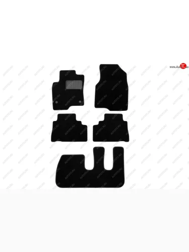 Коврики салона (текстиль) Klever Premium (Чёрные) Chevrolet Captiva 1-ый рестайлинг (2011-2013)