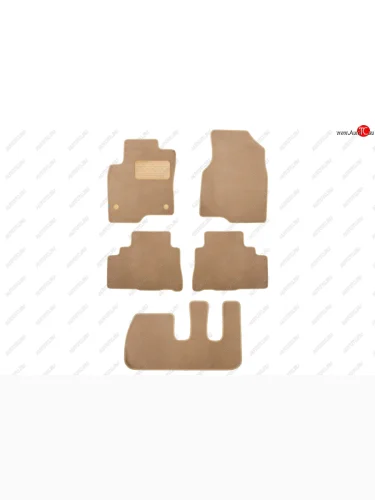 Коврики салона (текстиль) Klever Premium (Бежевые) Chevrolet Captiva 1-ый рестайлинг (2011-2013)