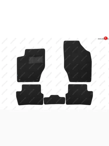 Коврики салона (текстиль) Klever Premium (Чёрные) CITROEN C4 B7 седан рестайлинг (2015-2022)